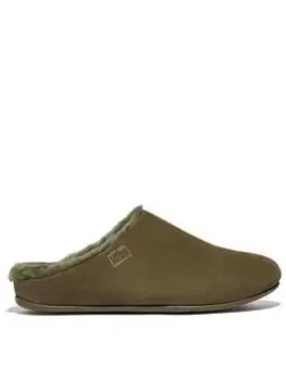 Image of FitFlop Chrissie Shearling Slippers - Tan, Size 7, Women