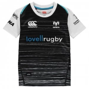Image of Canterbury Ospreys Home Shirt 2018 2019 Junior - Black