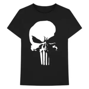 Image of Marvel Comics - Punisher Shadow Skull Unisex Medium T-Shirt - Black