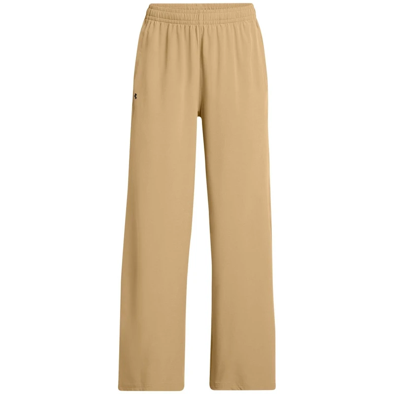 Image of Under Armour Womens Rival Open Hem Fleece Joggers Brown female 8 (XS)