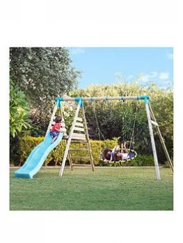 Image of TP Toys Fiordland Wooden Swing & Slide Set