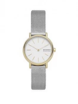 Image of Skagen Signatur White Dial Stainless Steel Watch