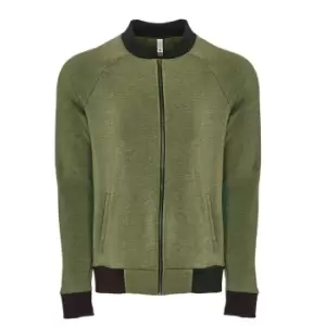 Image of Next Level Unisex Adults PCH Bomber Jacket (M) (Heather Military Green)