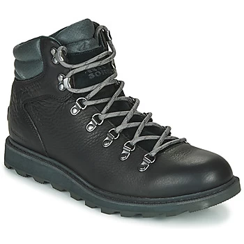 Image of Sorel MADSON HIKER II WP mens Mid Boots in Black,12,13,14,7,8,9,10,11,12
