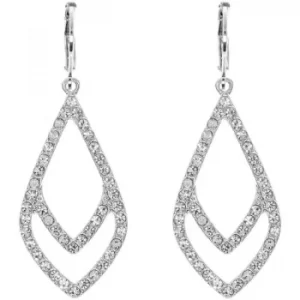 Image of Ladies Anne Klein Silver Plated Socialite Earrings