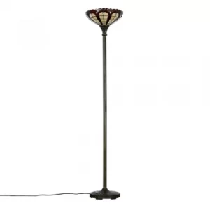 Image of Art Deco Tiffany Uplighter Floor Lamp