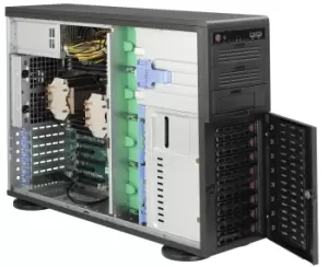 Image of Supermicro 743AC-668B Full Tower Rack Mountable Workstation /...