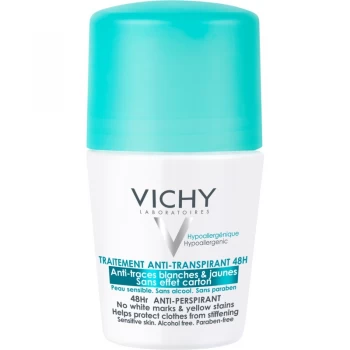 Image of Vichy No Marks Roll On Deodorant 50ml