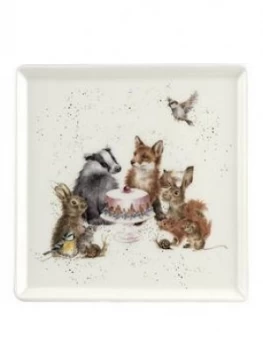Image of Royal Worcester Wrendale Woodland Party Square Plate