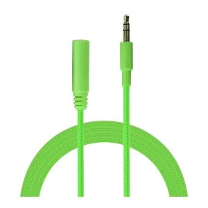 Image of Urbanz INC35P-S1GN Incredi-Cables 3.5mm Corded Audio Extension Cable 1M - Green