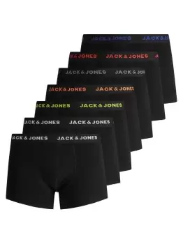 Image of JACK & JONES Basic 7-pack Trunks Men Black