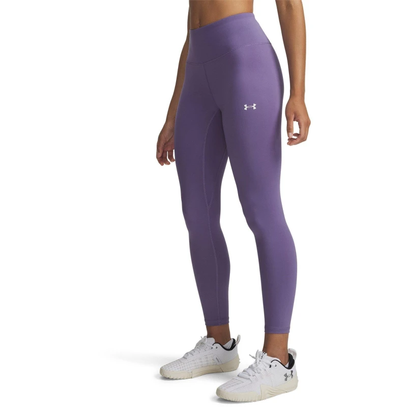 Image of Under Armour Womens Motion Ankle Gym Legging Purple/White female 8 (XS)