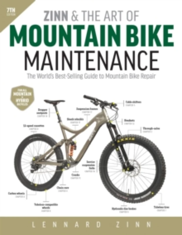 Image of Zinn and the Art of Mountain Bike Maintenance, 7th Edition : The World's Best-Selling Guide to Mountain Bike Repair Paperback / softback