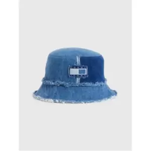 Image of Tommy Jeans Heritage Bucket Hat Denim - Blue