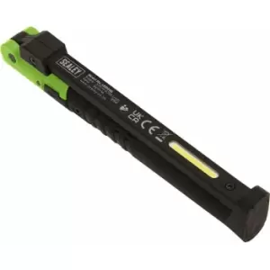 Image of Loops - Slim Folding Pocket Light - 2 cob & 1 smd LED - Rechargeable - Magnetic - Green