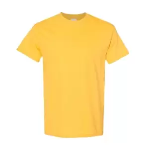 Image of Gildan Mens Heavy Cotton Short Sleeve T-Shirt (Pack Of 5) (M) (Daisy)