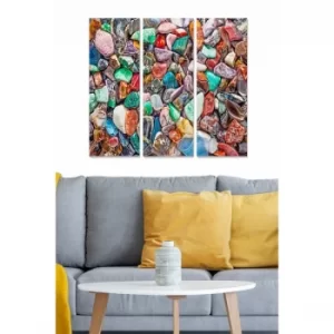 Image of MDF157690019 Multicolor Decorative MDF Painting (3 Pieces)