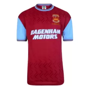 Image of West Ham United 1994 No6 Retro Football Shirt