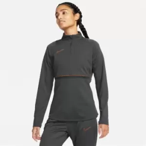 Image of Nike Dri-FIT Academy Womens Drill Top - Grey