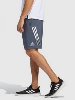 Image of Adidas 4Krft 3 Stripe Shorts - Blue
