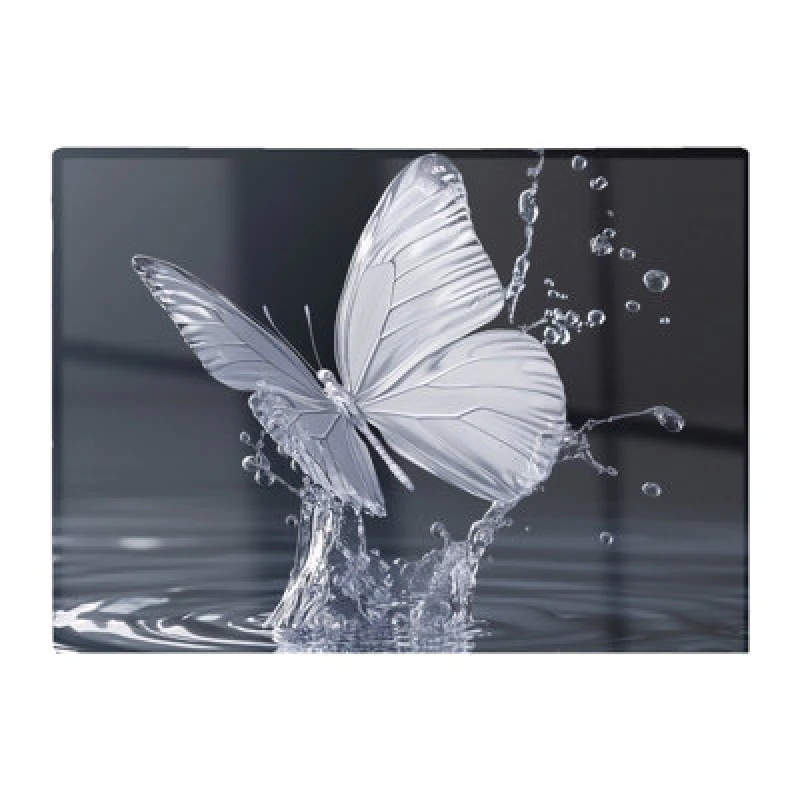 Image of Warren Reed Designer Crystal Butterfly Water Dance Chopping Board