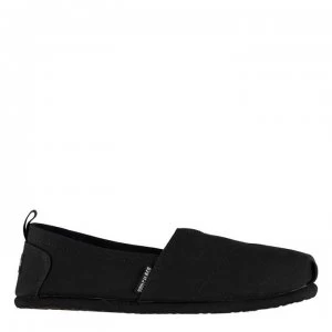 Image of SoulCal Long Beach Ladies Canvas Slip Ons - Black