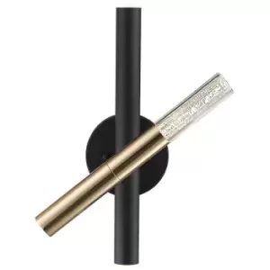 Image of Zumalinelighting - Zumaline One Integrated LED Wall Lamp, French Gold, Clear