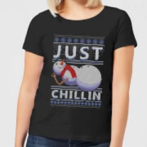 Image of Just Chillin Womens T-Shirt - Black - 5XL