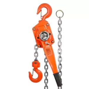 Image of VEVOR Manual Lever Chain Hoist, 3 Ton 6600 lbs Capacity 20 FT Come Along, G80 Galvanized Carbon Steel with Weston Double-Pawl Brake, Auto Chain Leadin