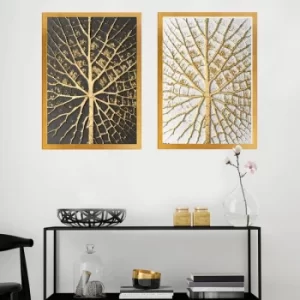 Image of SET_129 Multicolor Decorative Framed Painting (2 Pieces)