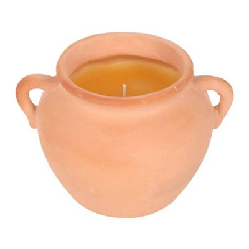 Image of Something Different Something Different Terracotta Urn Candle Terracotta One Size Unisex 5063703685498