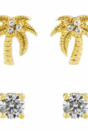 Image of Juicy Couture Jewellery Palm Tree Stud Earrings Set JEWEL WJW880-710-U