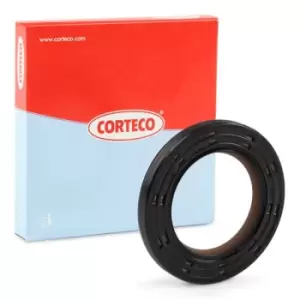 Image of CORTECO Crankshaft Seal 20035727B Crankshaft Gasket,Shaft Seal, crankshaft FIAT,PEUGEOT,CITROEN,QUBO (225),FIORINO Kasten/Kombi (225)