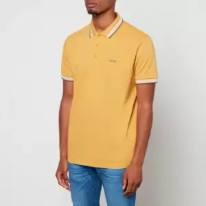 Image of BOSS Athleisure Paddy Embroidered Logo Cotton Polo Shirt - S