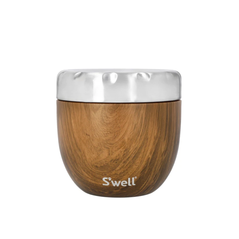 Image of S'well Swell Teakwood Eats 2-in-1 Food Bowl 12820B1934120EU