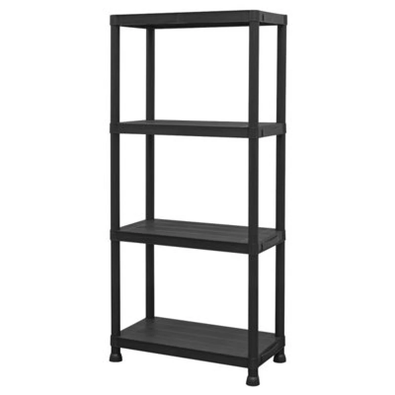 Image of Sealey 4 Shelf Plastic Racking Shelving Unit APPR4