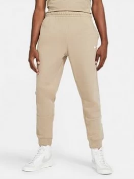 Image of Nike Repeat Fleece Sweat Pants - Khaki, Size S, Men