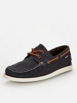 Image of Superdry Boat Shoes - Navy, Size 10, Men