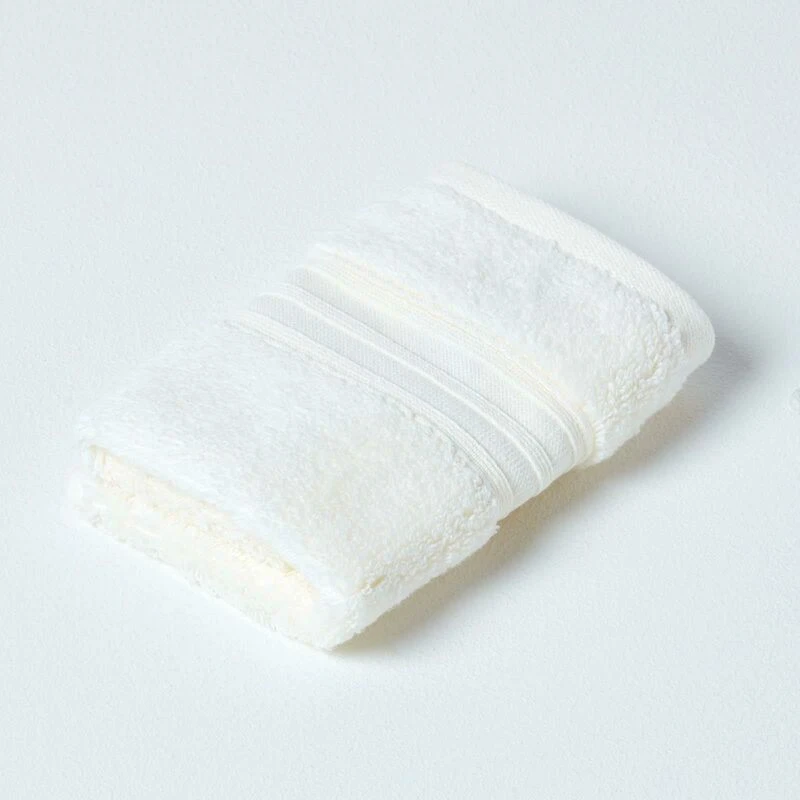 Image of Homescapes Zero Twist Supima Cotton Towel Cream