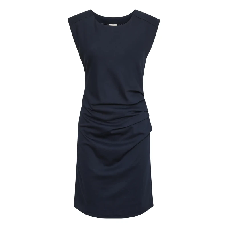 Image of Kaffe Womens round-neck dress KAFFE India Bleu Female M