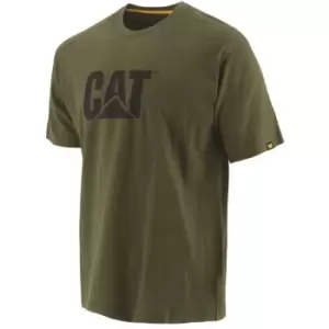 Image of Caterpillar Trademark Logo T-Shirt Chive Small