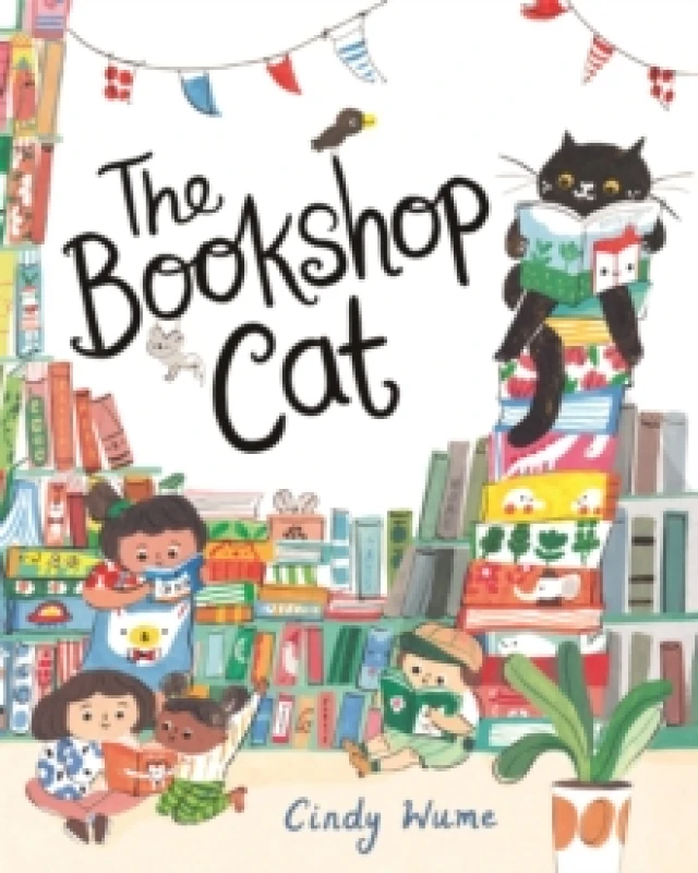 Image of Cindy Wume The Bookshop Cat Book Multi unisex