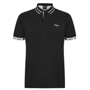 Image of Boss Peos Polo Shirt - Black