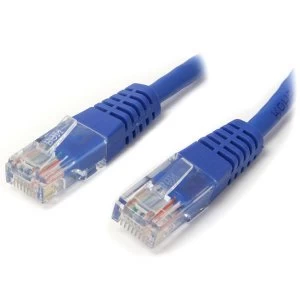 Image of Startech 6ft Blue Molded Cat5e UTP Patch Cable