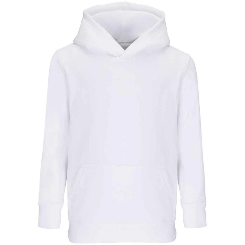 Image of SOL'S Connor Hoodie in White Size: 4 Years White Unisex 4 Years