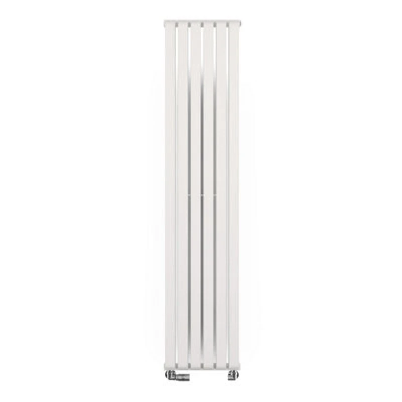 Image of Terma Warp Room Soft White Hydronic Vertical Designer 3870Btu Radiator, (W)395mm X (H)1800mm