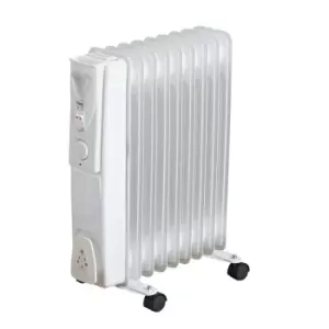 Image of Neo Direct Neo 9 Fin 2kW Electric Oil Filled Radiator - White
