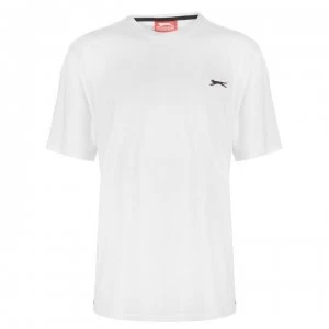 Image of Slazenger Plain T Shirt Mens - White