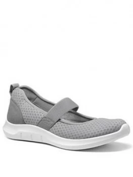 Image of Hotter Flow Active Mary Jane Shoes - Grey