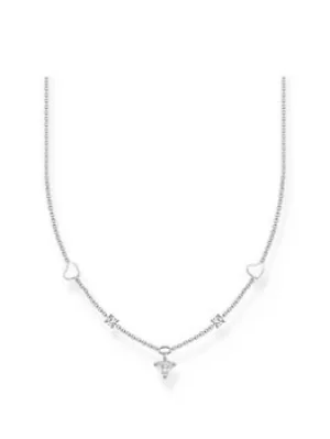 Image of Thomas Sabo Open Your Heart: Delicate Necklace With Heart In The Centre
